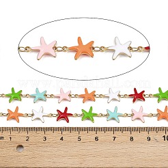Cadenas de eslabones de estrella de mar esmaltadas de acero inoxidable 304&nbsp;CHS-F023-01K-G