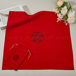 Bolsa de almacenamiento con cordón para cartas del tarot con estampado de estrellas&nbsp;TP-CN0001-34A