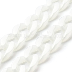 Chaînes de lunettes de chaîne de gourmette acrylique&nbsp;AJEW-EH00371