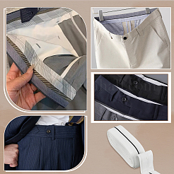 Forro de cintura de pantalón de traje de tela de 9 m&nbsp;DIY-BC0015-82C