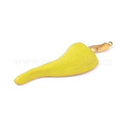 Grands pendentifs en acier inoxydable 304 émaillé&nbsp;STAS-Z153-02G-01