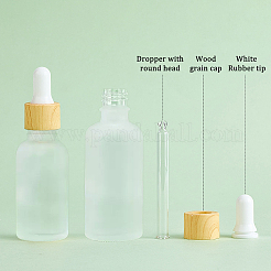 Compte-gouttes en verre droit&nbsp;MRMJ-WH0075-60B-01