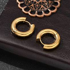 Pendientes de aro de acero inoxidable 304&nbsp;EJEW-F339-01G