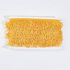 Ruban de dentelle à pampilles en polyester&nbsp;DIY-WH0308-535C