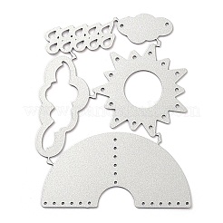 Stanzschablonen zum Thema Wetter aus Kohlenstoffstahl&nbsp;LS-DIY-P076-10