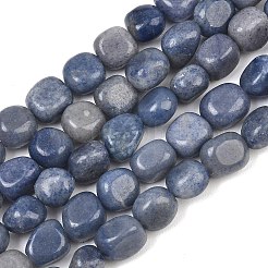 Naturali blu perline avventurina fili&nbsp;GG-CBA787B-A17