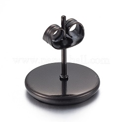 Ohrstecker-Fassungen aus Edelstahl&nbsp;X-STAS-L211-07C-B