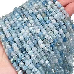 Natürliche Aquamarin Perlen Stränge&nbsp;X-G-L587-C02-01