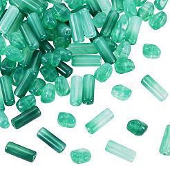 90 pieza de 2 estilos de cuentas de piedras preciosas de imitación acrílicas opacas&nbsp;OACR-TA0005-14C