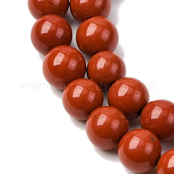 Grade A d'un jaspe rouge naturel brins de perles&nbsp;G-P075-36-6mm