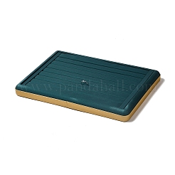 Soportes de bandeja de exhibición de anillo de dedo de cuero pu de 8 ranura&nbsp;VBOX-C003-09B
