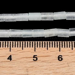 Gefärbt natürlichen weißen Jade Perlen Stränge&nbsp;G-P600-B07-01D