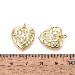Pendentifs avec zircon cubiques à micro-pavés en laiton&nbsp;KK-N287-36G