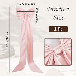 Lazo de poliéster desmontable para accesorios de vestido de novia&nbsp;AJEW-WH20020-205D