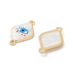 Breloques de connecteur d'émail d'alliage de placage de support&nbsp;FIND-C050-12B-02G