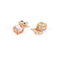 Messing Rhinestone-Charme&nbsp;KK-S364-238G