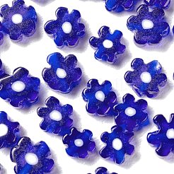 30 pz perline di vetro millefiori fatte a mano&nbsp;LAMP-FS0001-02B