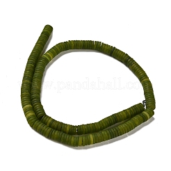 Natürliche chinesische Jadeperlenstränge aus dem Süden&nbsp;G-P575-B49-6x1mm