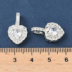 Colgante micropavé cubic zirconia de latón&nbsp;KK-Z139-05S-03