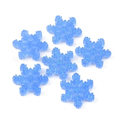 Cabochons de noël en résine translucide&nbsp;RESI-WH0026-40B-02