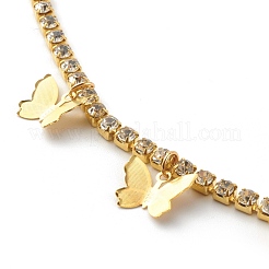 Colliers bavoir papillon&nbsp;NJEW-JN03510-02