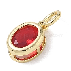Charms in ottone zirconi a pavé di ottone&nbsp;KK-CBA56EF-30G