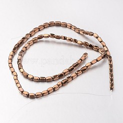 Electroplate non magnetici ematite sintetico fili di perline&nbsp;G-F300-40B-08
