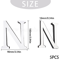 Sticker mural miroir acrylique&nbsp;DIY-CN0001-13A-N