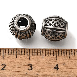 Perles européennes en acier inoxydable 304&nbsp;STAS-D191-09D-AS