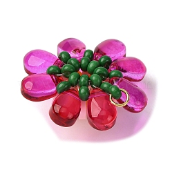 Anhänger aus Glas und Polymer Clay&nbsp;PALLOY-MZ00810-04