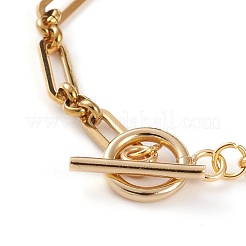 Figaro-Kettenarmbänder aus 304er Edelstahl&nbsp;BJEW-JB05838