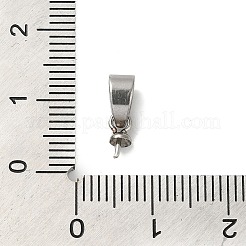 304 Edelstahl Cup Perle Peg Bails Pin Anhänger&nbsp;STAS-D013-03A-P