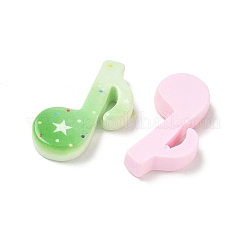 Bedruckte Cabochons aus undurchsichtigem Harz&nbsp;RE-CBABBBE-01