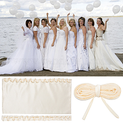 Sostituzione della cerniera dell'abito da sposa da donna&nbsp;DIY-WH0304-364A