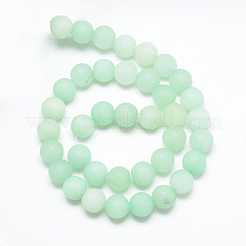 Hilos de abalorios de jade blanco natural&nbsp;X-G-R297-10mm-36
