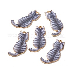 Crémaillère placage pendentifs en émail d'alliage&nbsp;ENAM-K050-03D