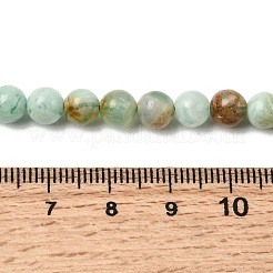 Natürliche grüne Quarz-Rundperlenstränge&nbsp;G-Z127-A01-6mm