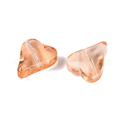 Perles en verre transparentes&nbsp;DGLA-N022-01I