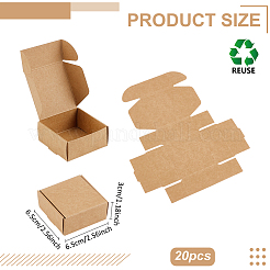 Boîtes d'expédition en papier cartonné&nbsp;CON-WH0085-103B