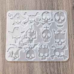 Moules en silicone pour pendentifs de la série Halloween&nbsp;SIL-B075-05E