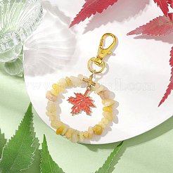 Natürlicher Topas Jade Chip Anhänger Dekoration&nbsp;KEYC-JKC00976-04