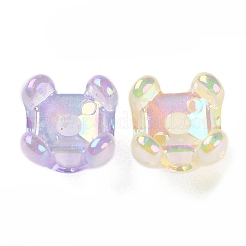 Cappucci per perline acriliche con placcatura UV luminosa&nbsp;PACR-E003-12