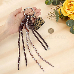 Pendentifs décoratifs en cuir PU et cordon en nylon&nbsp;HJEW-MA00052