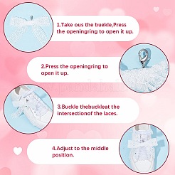 10 kit de decoración de zapatos con lazo para hacer tú mismo&nbsp;DIY-BM0001-72
