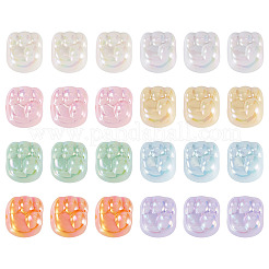 32 Stück 8 Farben UV-beschichtete undurchsichtige Acrylperlen&nbsp;MACR-TA0002-63