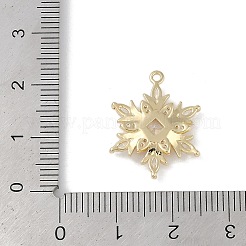 Pendenti in ottone con micro pavé di zirconi a tema natalizio&nbsp;LS-KK-Z065-01-02G