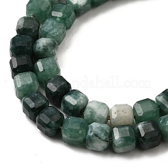 Hilos de abalorios de jade blanco natural&nbsp;G-F797-A17-01B