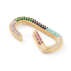 Messing micro pave zirkonia federringringe&nbsp;ZIRC-L093-50G