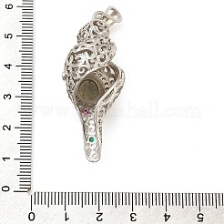 Natur Labradorit Anhänger&nbsp;G-F776-01P-10
