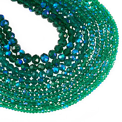 11 brins 11 styles galvanoplastie perles de verre brins&nbsp;EGLA-TA0003-01A